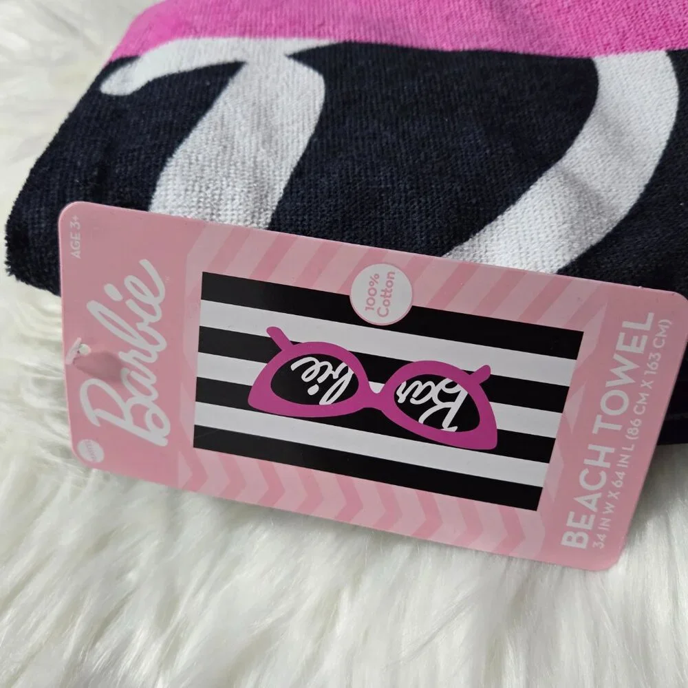 Barbie Design Beach Towel